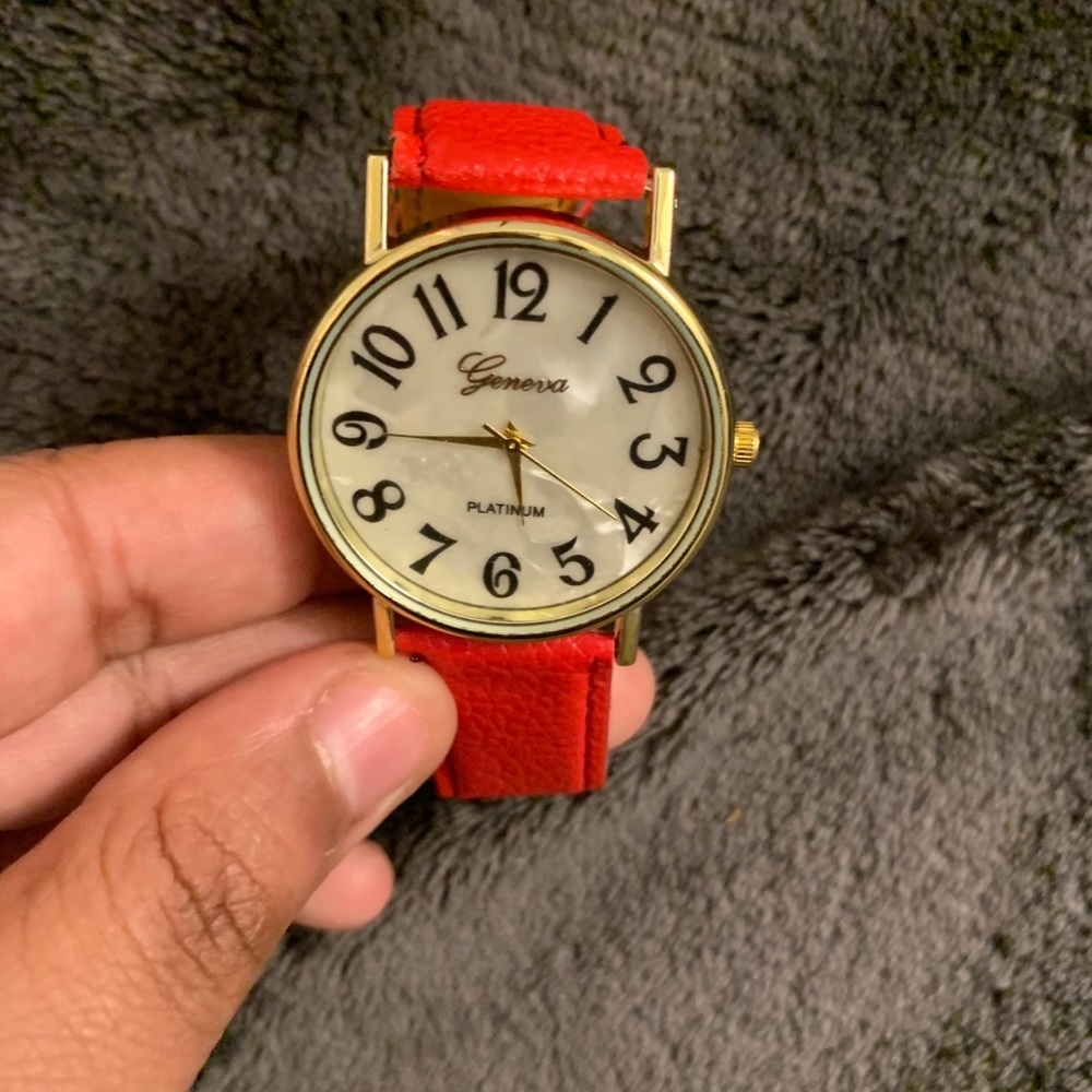 Red/gold watch